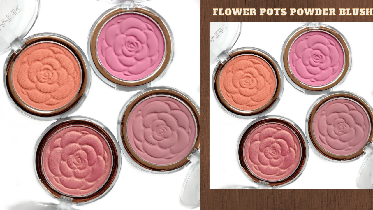 D) FLOWER POTS POWDER BLUSH